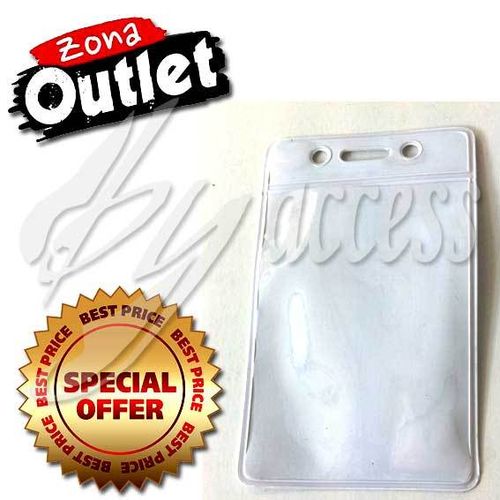 IDS-32H Porta tarjeta flexible de PVC trasera blanca