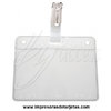 Porta tarjeta flexible horizontal con pinza bretelle BYS-46H