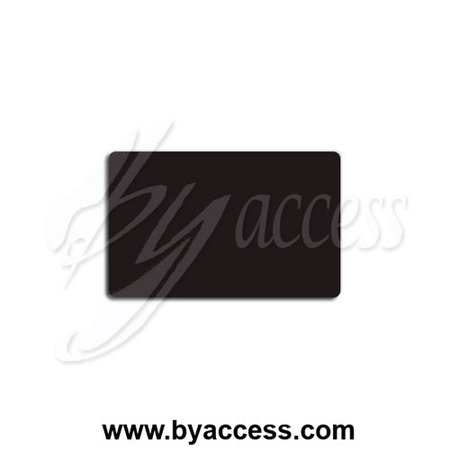 Tarjetas pvc laminadas, grosor 0,76mm color negro (Pack 500 ud.)