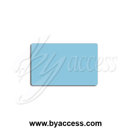 Tarjetas pvc laminadas, grosor 0,76mm color azul pantone 297