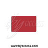 Tarjetas pvc laminadas, grosor 0,76mm color rojo 187 (Pack 500 ud.)