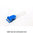 Pinza bretelle de plástico de colores con cinta vinilo transparente BYP-13