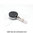 Yo-yo metálico y plástico con clip y cordón de 76cm con cinta vinilo BYS-92