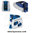 Cinta Datacard 532000-005 monocromo Rojo Ribbon Kit 1500 impresiones SP-SD Series