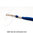 Cordón tubo poliester 12mm azul royal con mosquetón BYTB-12