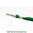 Cordón tubo poliester 12mm verde con mosquetón BYTB-12