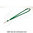 Cordón tubo poliester 12mm verde con mosquetón BYTB-12