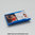 Porta tarjetas rígido blanco horizontal BYP-91
