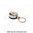 Yo-yo metálico y plástico con clip y cordón de 76cm con anilla llavero BYS-92.1