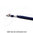 Cordón azul marino tubo poliéster 12mm pinza cocodrilo largo 86cm  BYTB-12CC