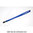 Cordón poliester plano 15mm azul con crochet plástico BYTB-15CP