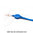 Cordón tubo azul 12mm con yo-yo extensible con cordón 72cm BYZP-10
