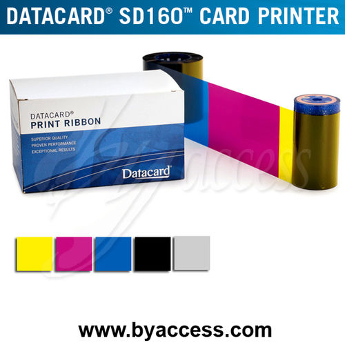 Cinta Datacard 534100-001-R004 color YMCKT - SD160 - 250 impresiones
